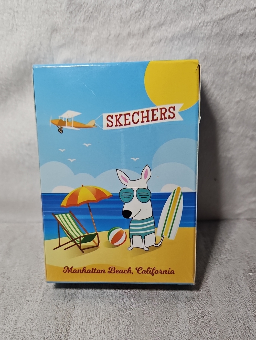 N I B Vintage promotional Skechers Manhattan Beach, California playing cards